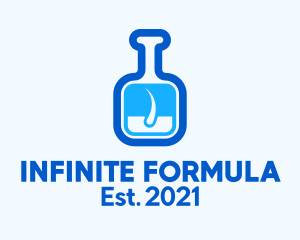 Formula - Blue Hair Ointment logo design