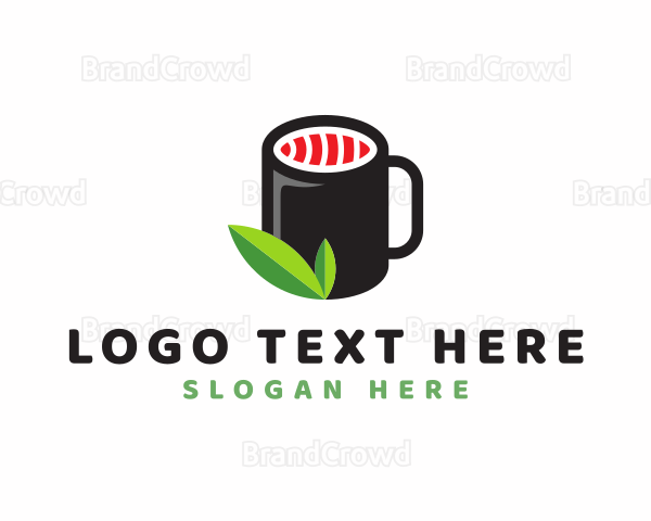 Sushi Tea Cup Logo