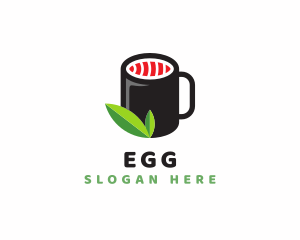 Coffee Cup - Sushi Tea Cup logo design