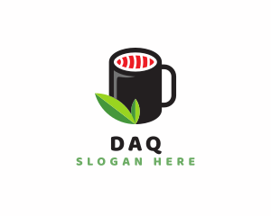 Mug - Sushi Tea Cup logo design