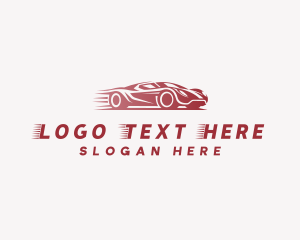 Race Car Vehicle Logo