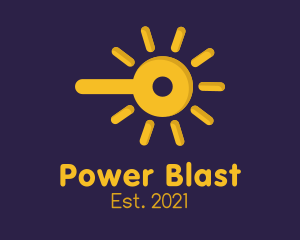 Yellow Solar Power logo design