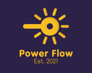 Yellow Solar Power logo design