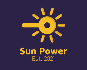 Yellow Solar Power logo design