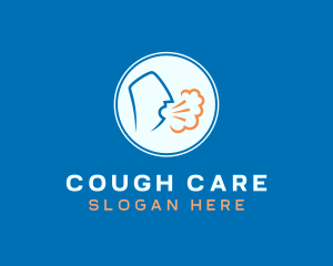 Cough - Coughing Person Transmission logo design