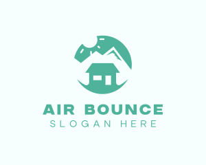 Mountain Peak Cabin Home logo design