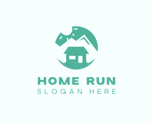 Mountain Peak Cabin Home logo design