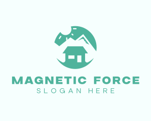 Mountain Peak Cabin Home logo design