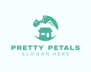 Mountain Peak Cabin Home logo design