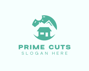 Mountain Peak Cabin Home logo design