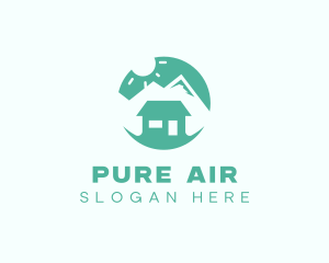 Mountain Peak Cabin Home logo design