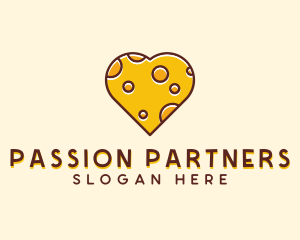 Lover - Cheddar Cheese Heart logo design