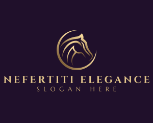 Elegant Horse Equine logo design