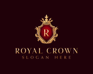 Royal Crown Crest logo design