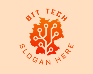 Network Tech Germany logo design