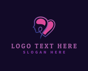 Psychology - Health Brain Heart logo design