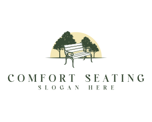 Forest Tree Bench logo design