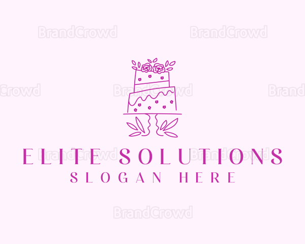 Bakery Wedding Cake Logo