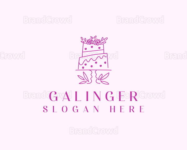 Bakery Wedding Cake Logo