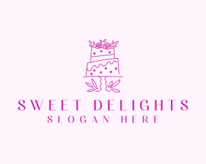 Bakery Wedding Cake logo design