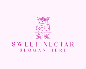 Bakery Wedding Cake logo design