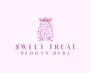 Bakery Wedding Cake logo design