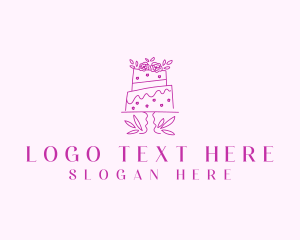 Wedding - Bakery Wedding Cake logo design