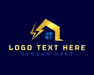 Power House Electricity logo design