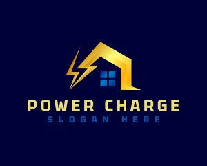 Power House Electricity logo design