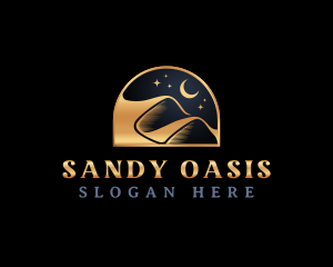 Sand Dune Desert logo design