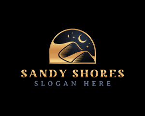 Sand Dune Desert logo design