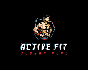 Fit - Gym Physique Fitness logo design