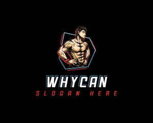 Workout - Gym Physique Fitness logo design