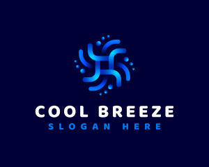 Fan - HVAC Cooling Fan logo design