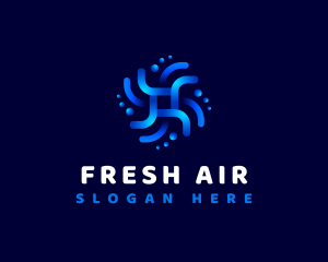 HVAC Cooling Fan logo design