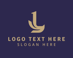 Upmarket - Luxury Boutique Letter L logo design