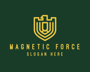 Elegant Eagle Shield logo design