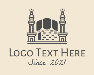 Mecca - Religious Muslim Temple logo design