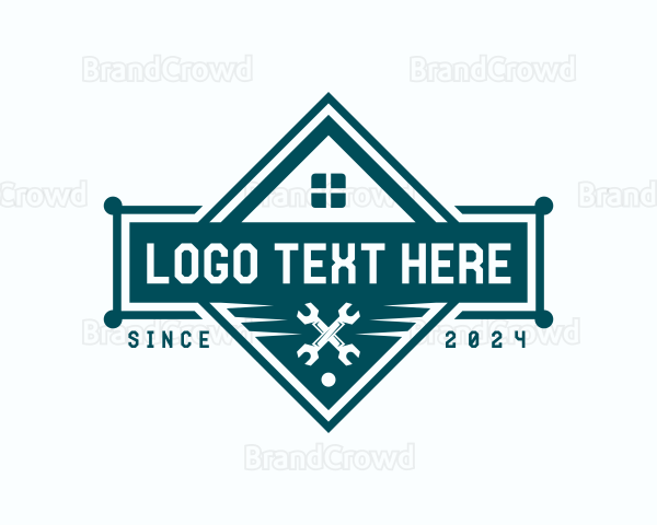 Handyman Repair Contractor Logo