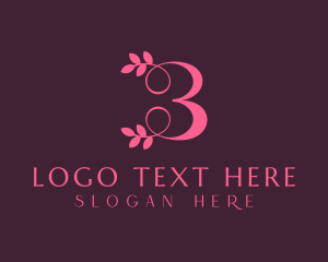 Interior Design - Beauty Salon Letter B logo design