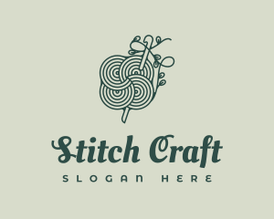 Crocheting - Handcrafted Floral Crochet Yarn logo design