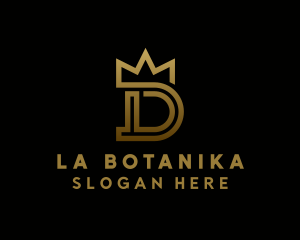 Luxury Crown Letter D Logo