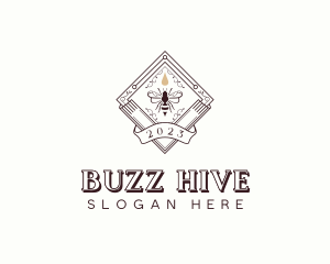 Natural Honey Beekeeper logo design