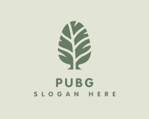Clean - Green Pine Tree logo design