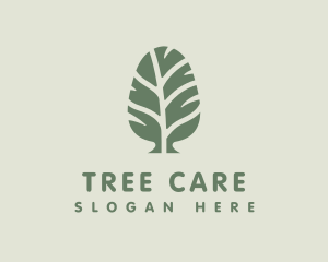 Green Pine Tree logo design