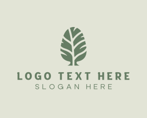 Ecosystem - Green Pine Tree logo design