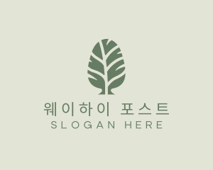 Green Pine Tree logo design