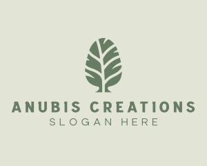 Green Pine Tree logo design