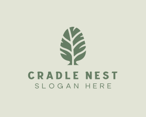 Green Pine Tree logo design