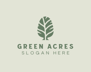 Green Pine Tree logo design